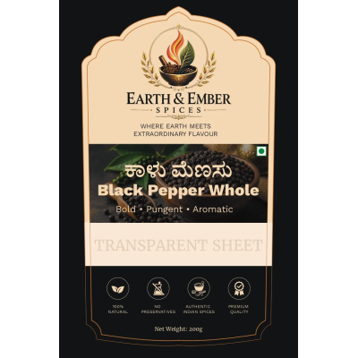 BLACK PEPPER WHOLE-EARTH & EMBER SPICES
