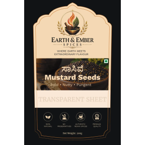 earth and emebed-Mustard seeds