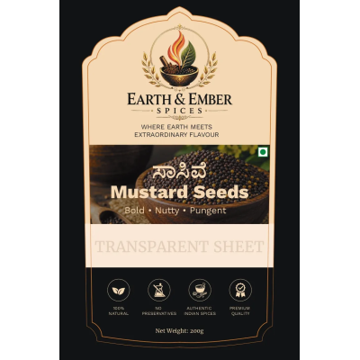 earth and emebed-Mustard seeds
